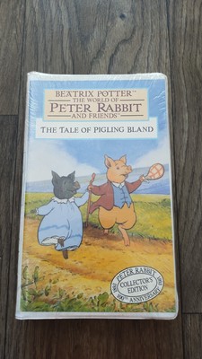The Tale of Pigling Bland Beatrix Potter Peter Rabbit VHS 1993 Clamshell CU NEW!