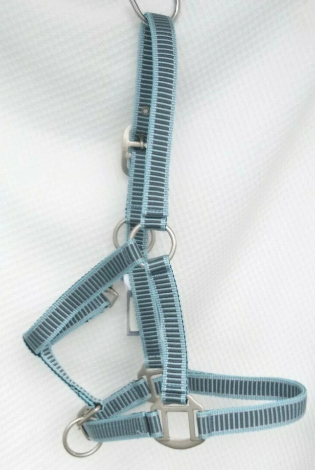 Catago Halfter Nylonhalfter hellblau Full, Pony, Shetty, Fohlen, Pony Fohlen neu - Bild 2 von 4