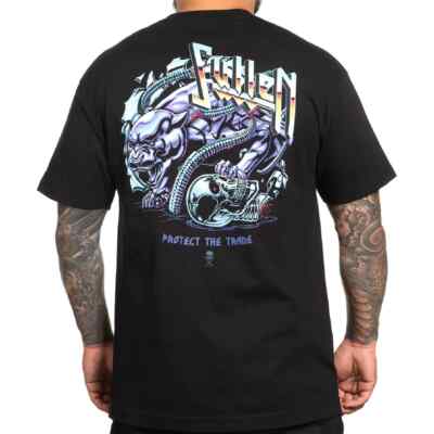 Sullen Clothing ''CHROMED STANDARD'' Mens tee Art Collective tattoo Black