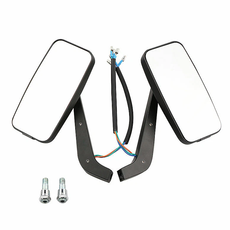 Espejos retrovisores laterales con luz LED para Kawasaki Vulcan 750 800 900 1500 1600 Foto 3 de 4