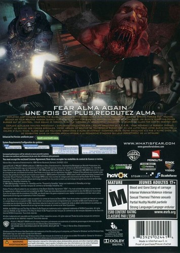F.E.A.R. 2: Project Origin + Reborn DLC PC Game 2009 Windows 7 8 10 11 FEAR - Picture 2 of 3