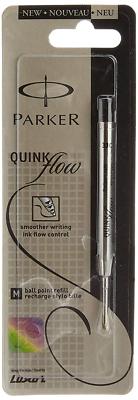 2x Parker Quink Flow Kugelschreiber Mine Biro Medium Schwarz mit 1 mm Spitze Größe UK