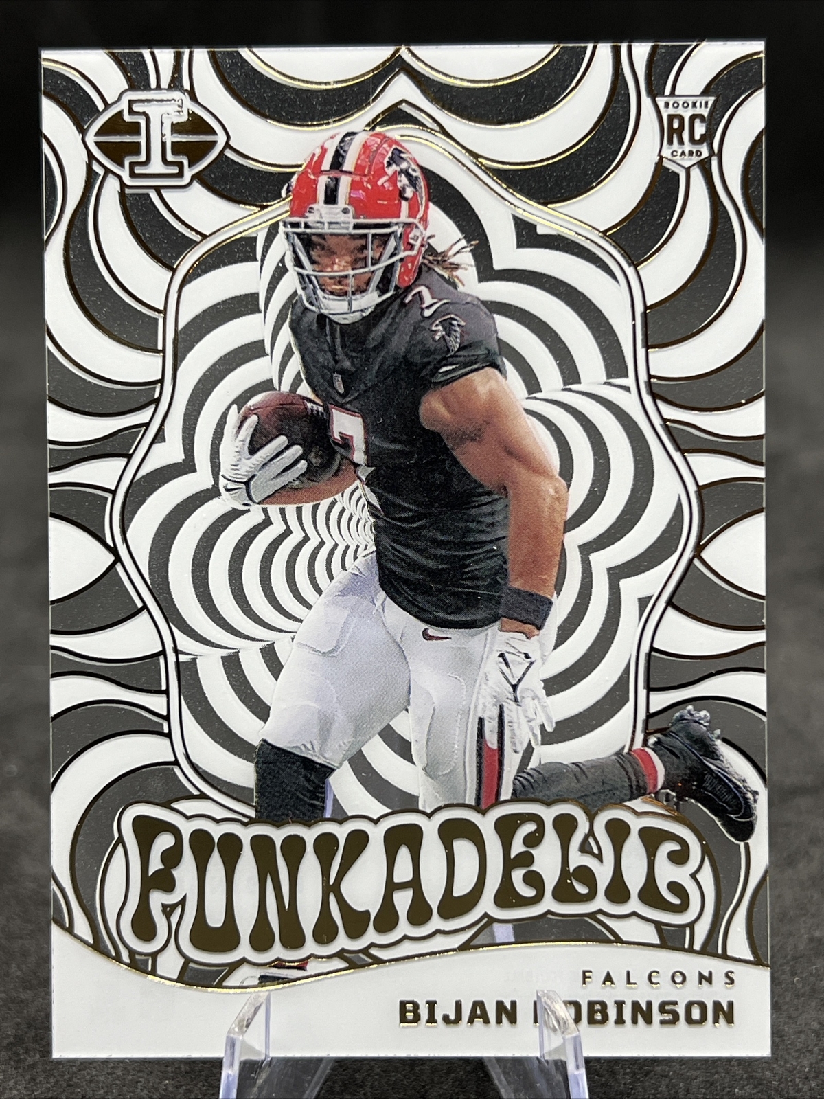 Bijan Robinson Panini Illusions Funkadelic #12 Base