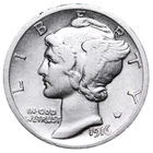 1916 Mercury Dime Better Grade Nice SILVER Coin!