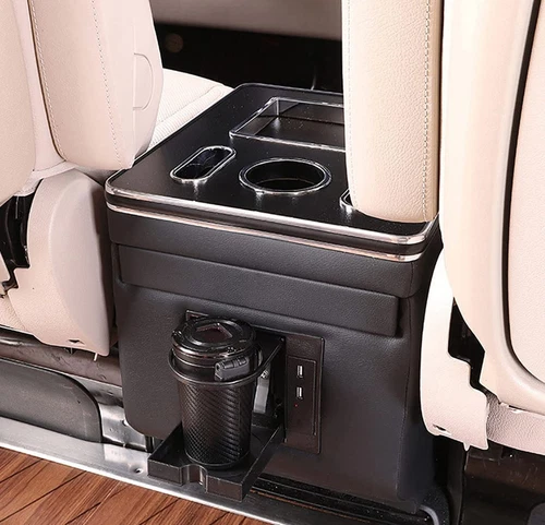 Caja reposabrazos para Mercedes Benz desde 2014 Clase V V V220 V250 V260 con USB Negro - Imagen 4 de 15