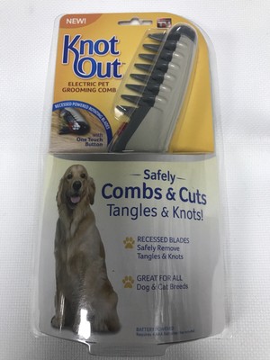 knot out dog comb