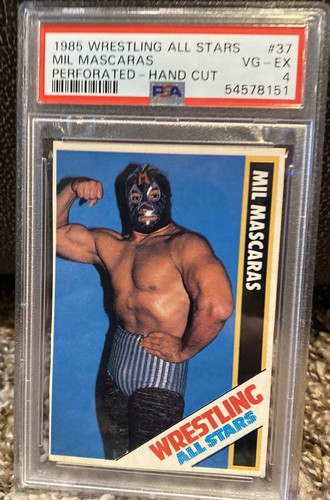 Mil Mascaras #37 1985 Wrestling All Stars card