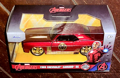 Jada Marvel Avengers: (2022) 1969 CHEVROLET CAMARO SS Die Cast - Item #24078