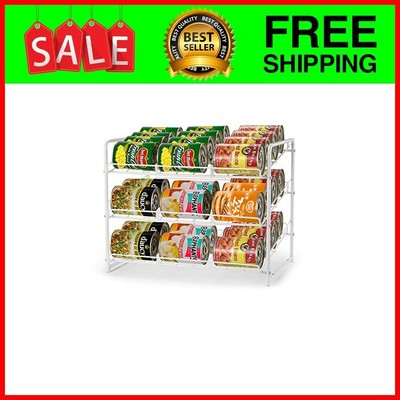 Can Rack Pantry Organizer Kitchen Cabinet Shelf Canned Food Soup Storage Holder Ebay