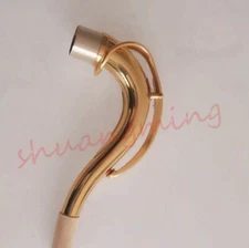 New Tenor Bb Sax Neck  sax parts 28.2mm gold lacquer brass material