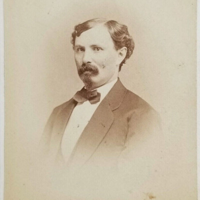 CDV Photo Portrait Of A Man Packard Kalamazoo Michigan