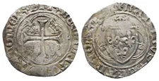 France Charles VIII 1483-1498 Blanc Coin Coin France (F387)