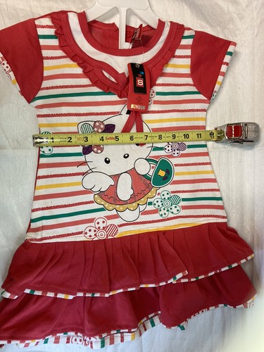 Hello Kitty Girl's Spring Flowers Dress Size 4T-5T - Picture 6 of 8