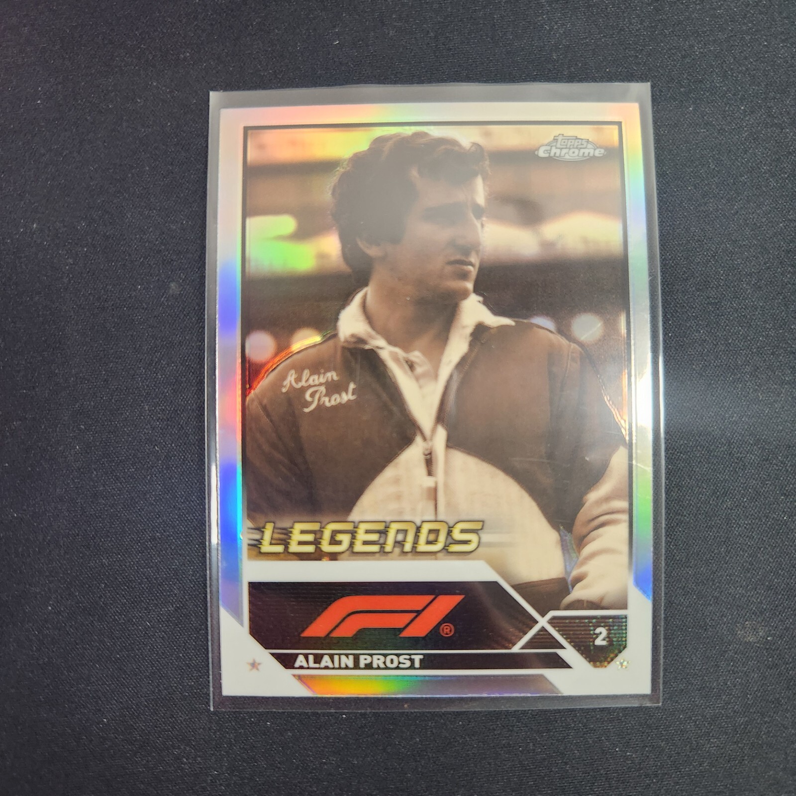 2023 Topps Chrome F1 196 Alain Prost Legends Refractor   L30