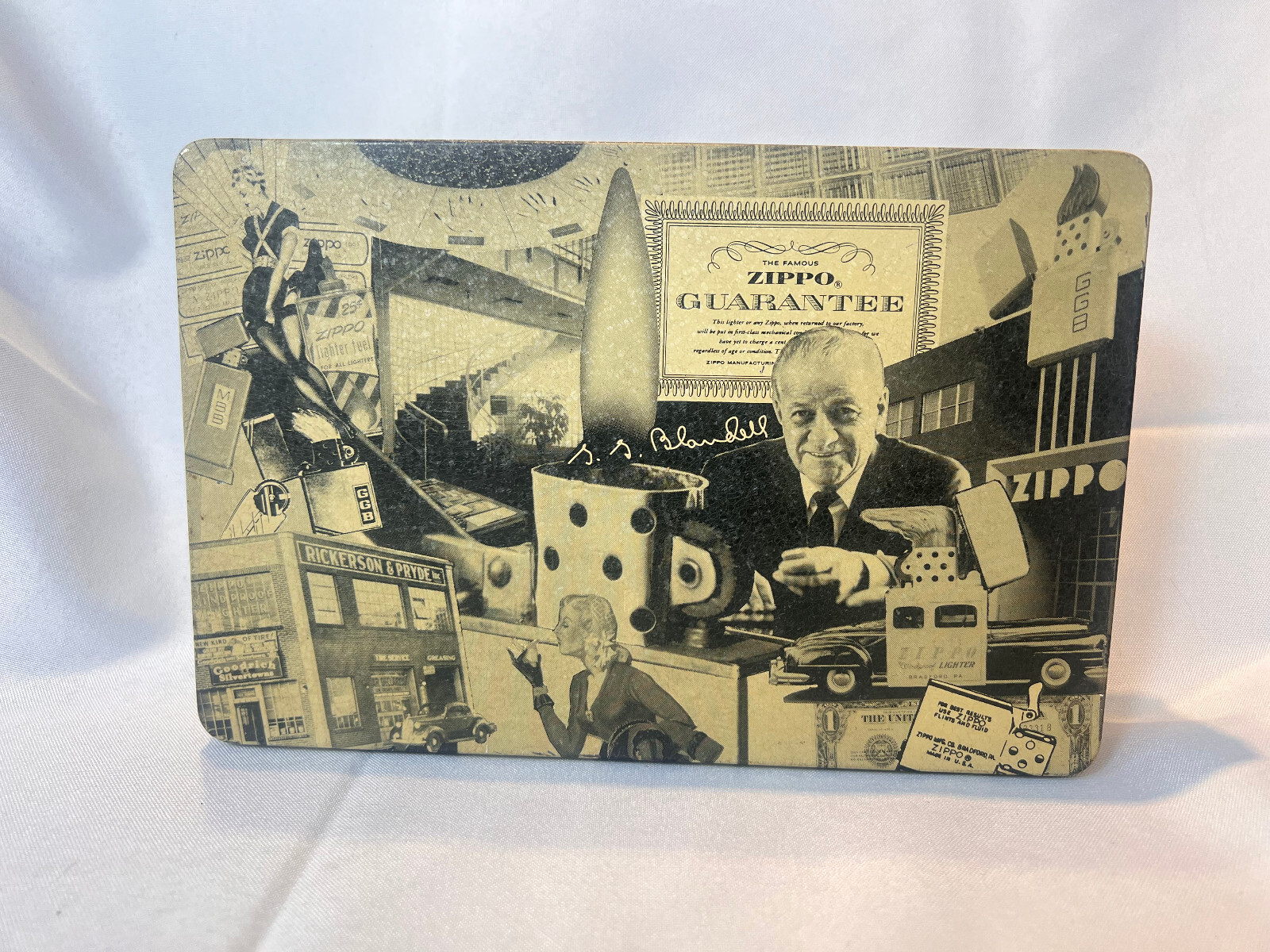 Tin We Remember Zippo Especially For You Bradford Pa Insert 