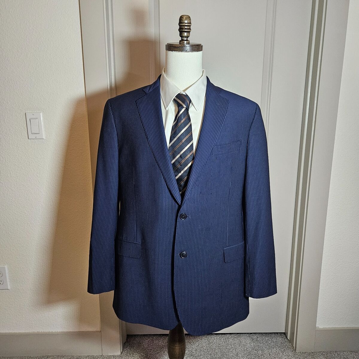 Brooks Brothers 346 Suit Blazer Men 44R 88% Wool Fitzgerald Brooks Brothers 346 Suit Blazer Men 44R 88% Wool Fitzgerald