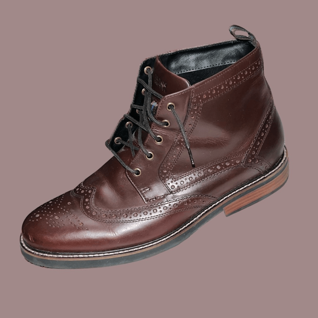 Men's Nunn Bush Odell Wingtip Lace Up Chukka Boot Size