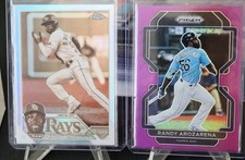 Randy Arozarena 2023 Topps Chrome Negative Refractor #59/2022 Purple prizm #62