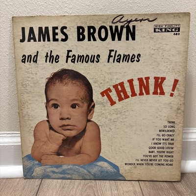 JAMES BROWN And The Famous Flames Think! LP KING RECORDS 683 MONO DG 1960 Soul