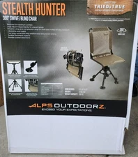 Hunting Chair, 360° Silent Swivel, Foldable Portable Blind Chair, Heavy-Duty Ste