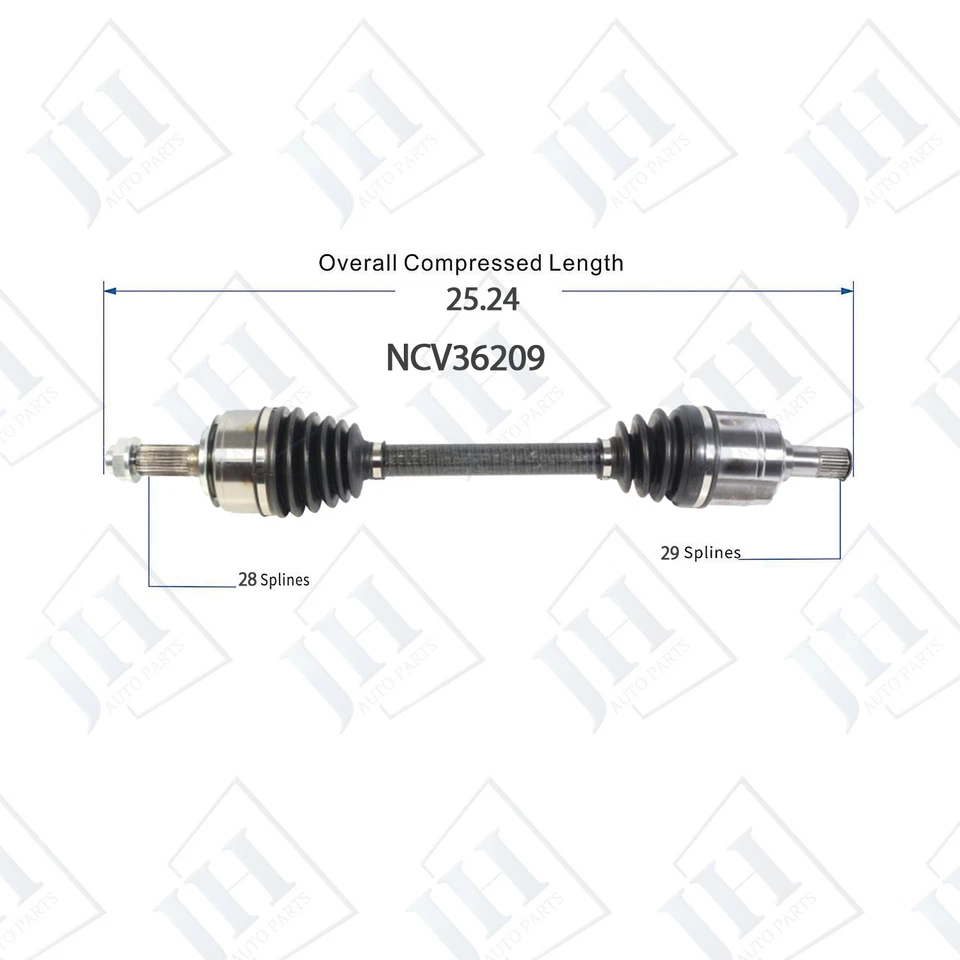 Juego de ejes CV par delantero izquierdo derecho OE para Honda Insight L4 2019-22 1,5 L tracción delantera Foto 2 de 4