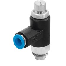 10 PCS  FESTO GRLA-1/8-QS-8-RS-B One-Way Flow Control Valve 162966 New