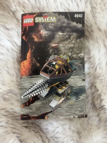 Vintage Lego System 4940 Rock Raiders Granite Grinder Instruction Manual Only
