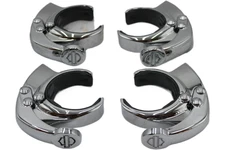 57286-07 NEW OEM HARLEY-DAVIDSON 49MM QUICK DISCONNECT WINDSHIELD CLAMPS (4)