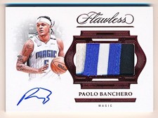 2024-25 Flawless Paolo Banchero Horizontal Ruby Patch Auto #HPA-PBM (05/15) JSY#