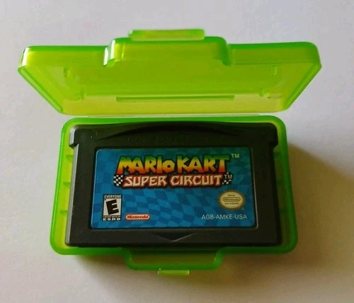 MARIO KART Super Circuit - Gameboy Advance Cartridge (With Case) Works 🌟 L👀K