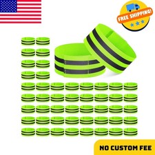 150 Pieces Reflective Arm Bands for Night Walking Ankle Band for Runners
