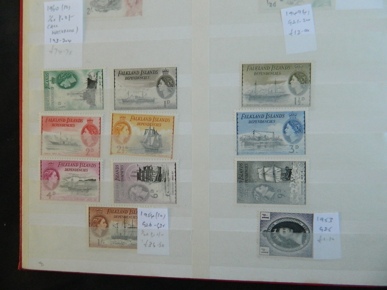 BR. COMMONWEALTH SOUTH ATLANTIC ISLANDS GEORGE V-QEII STAMPS COLLECTION