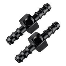 5/16 Barb Fuel Pressure Gauge Fitting Adapter with 5/16 Barb with 1/8 NPT Port