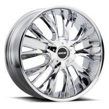 20x8.5 Mkw M122 Chrome Wheels 5x4.55x120 40mm Set Of 4