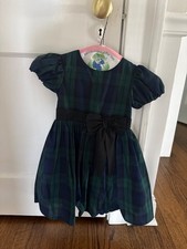 Girls Tartan Christmas Dress 2/3T