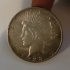 1923 Peace Silver Dollar $1 Philadelphia Mint Business Strike 90% Silver Coin