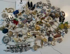 Vintage to Now Estate Costume Jewelry Brooch Pins Earrings Necklace Bracelets