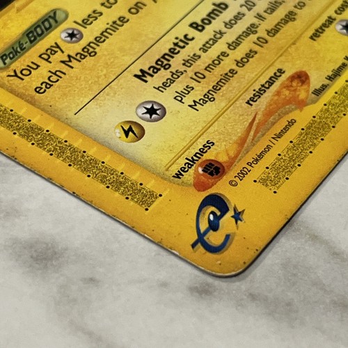 Magnemite 91/147 Common Pokemon Aquapolis Vintage WOTC E Series 2002 - Afbeelding 10 van 20