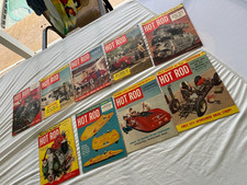 9 HOT ROD Magazine 1952 scta BONNEVILLE El Mirage Flathead Ford V8 vintage Chev