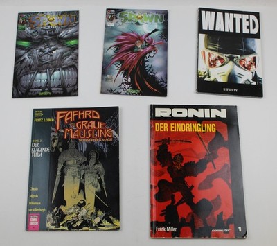 5 Science-Fiction und Fantasy Comics Spawn Wanted Ronin 1990-2005