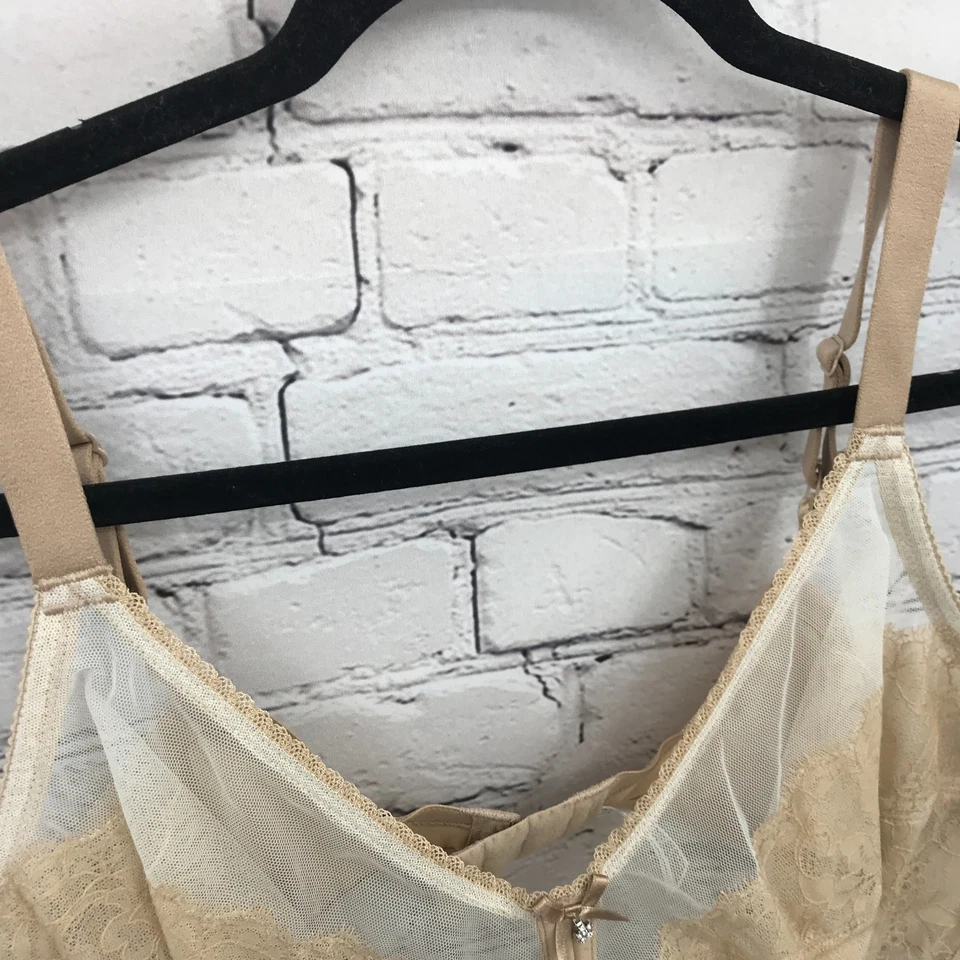 Sujetador Wacoal Mujer 42DDD Balconette Con Aros Sin Forro Retro Chic 855186 Beige Foto 3 de 4