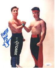 Daniel Pesina signed 8x10 Photo Johnny Cage Mortal Kombat