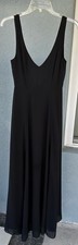 Show Me Your Mumu Deep V-neck Low Back Black Tie Cocktail Dress XS Bridesmaid