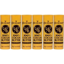 Cococare 100 Pure Cocoa Butter Stick Skin Moisturizer Pack of 6 1 Ounce
