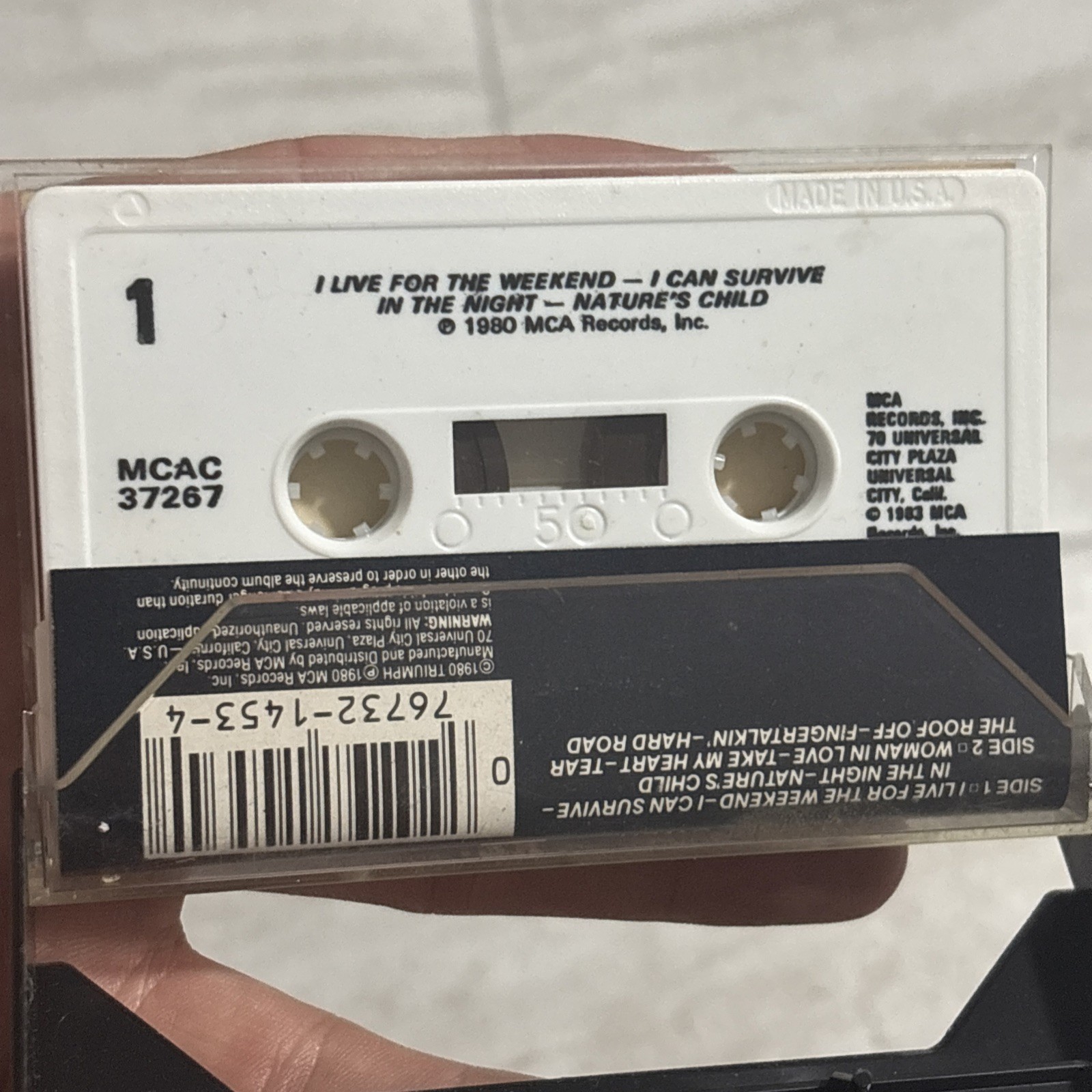 TRIUMPH "PROGRESSIONS OF POWER" CASSETTE TAPE