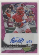 2020 Panini Prizm Rookie Mega Box Pink 22/50 Deivy Grullon #RA-DG Auto 0u7