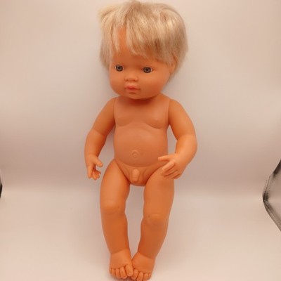 Miniland Educational - 15'' Anatomically Correct Baby Doll, Caucasian Boy