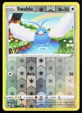 Pokemon Swablu Common 48/73 Champion's Path Reverse Holofoil NM