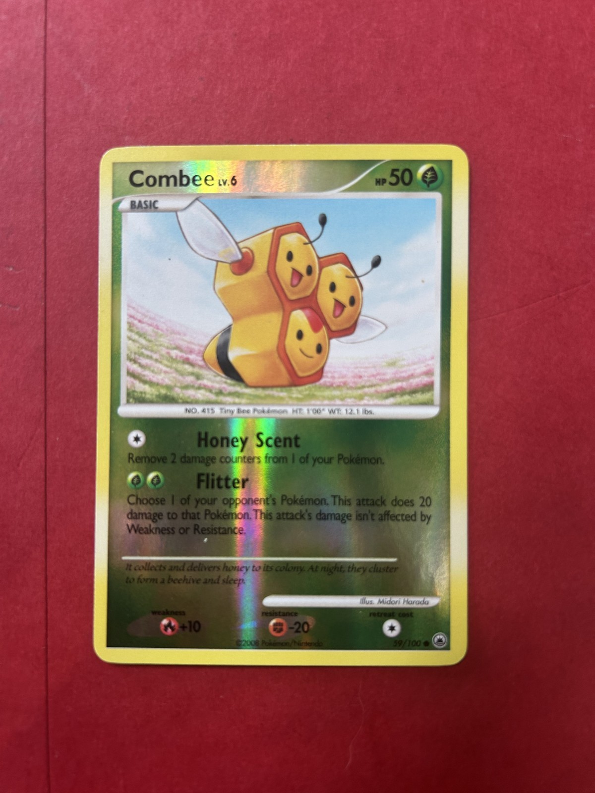 Combee 59/100 Majestic Dawn Reverse Holo - Pokemon Trading Card