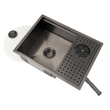 Bar Sink, 21 Inch Single Bowl Stainless Steel Undermount